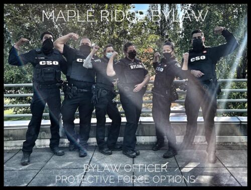 Group photo: Bylaw Officer Protective Force Options - Maple Ridge